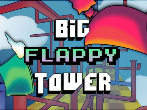 Big FLAPPY Tower VS Tiny Square - browser game screenshot
