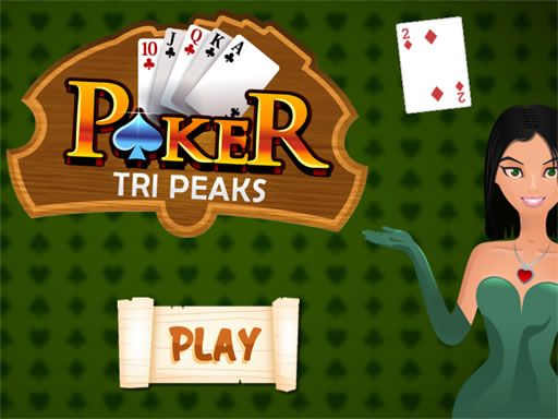 Poker Tri Peaks - browser game screenshot
