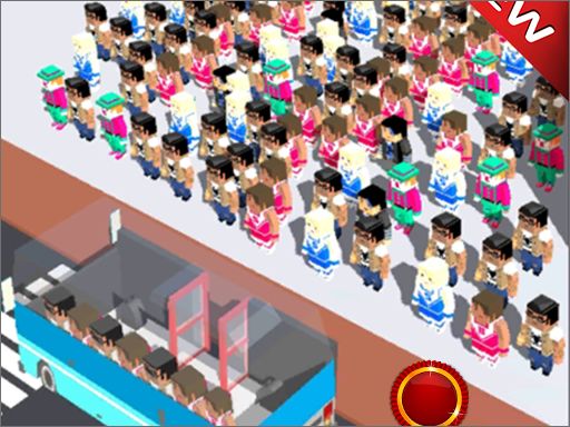 Overloaded Bus 3D - browser game screenshot