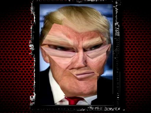 Trump Funny face HTML5 - browser game screenshot