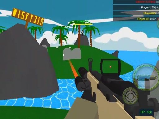 Blocky Combat Swat Edge 2022 - browser game screenshot