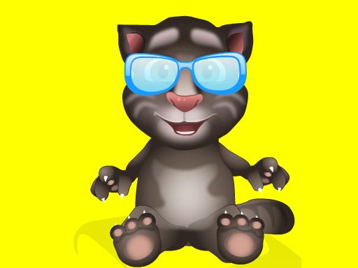 Talking Tom Eye Doctor - browser game screenshot