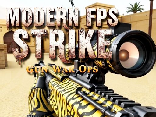 Modern FPS Strike: Zombie Gun War Ops - browser game screenshot
