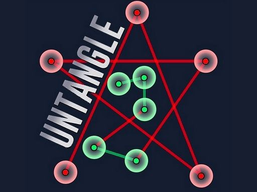 Untangle - browser game screenshot