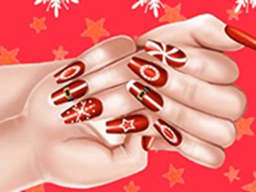Christmas Fashion Nail Salon - Girl Game - browser game screenshot