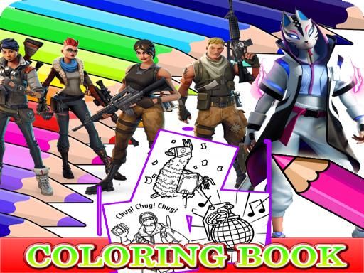 Coloring Book for Fortnite Coloring Book for Fortnite - browser game screenshot