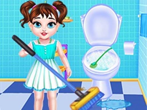 Baby Taylor House Cleaning - browser game screenshot