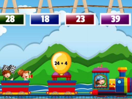Math Train Addition Math Train Addition - browser game screenshot