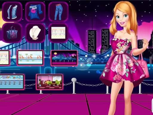 Evening Dress Up - browser game screenshot