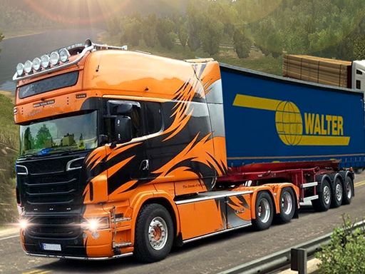 Truck Amazing Parking - Impossible Parking 2021 - browser game screenshot