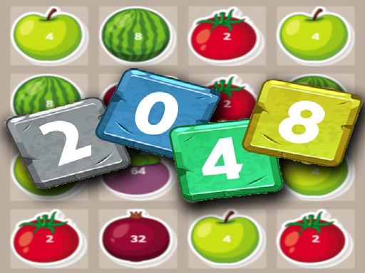 2048 Fruits - browser game screenshot