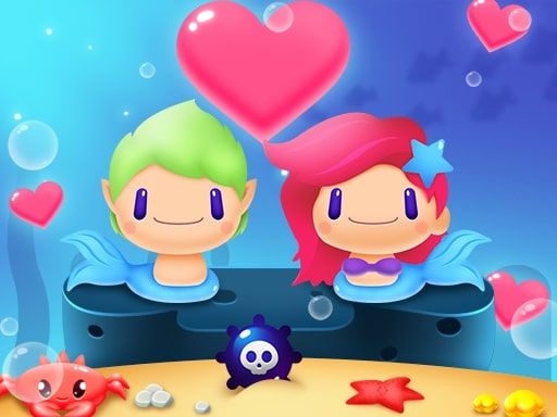 Mermaid My Valentine Crush - browser game screenshot