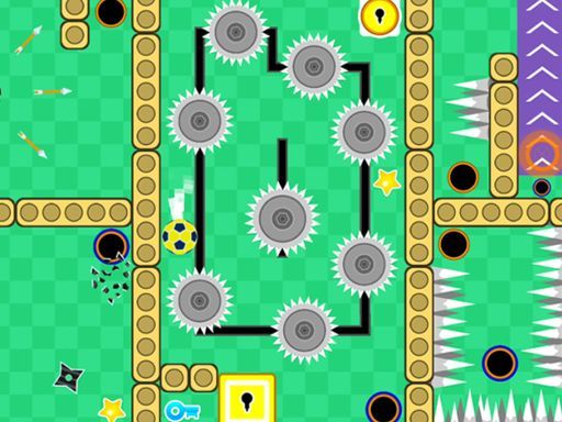 BallVania - arcade metroidvania ball games - browser game screenshot