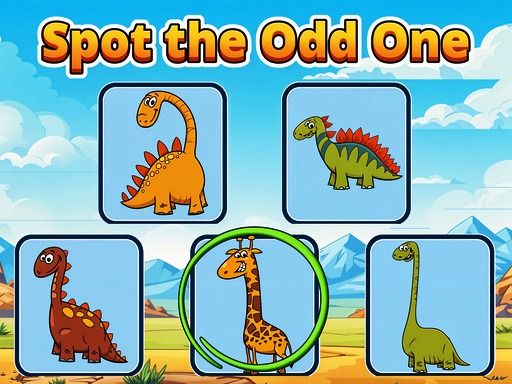 Spot The Odd One - browser game screenshot