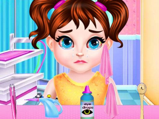 Baby Taylor Eye Care - browser game screenshot