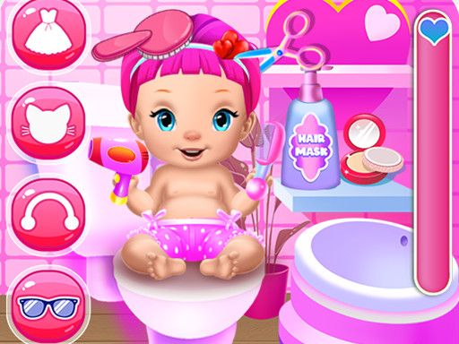 Baby Bella Caring - browser game screenshot