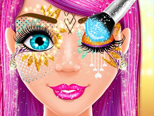 Face Paint Costume Party Salon - browser game screenshot