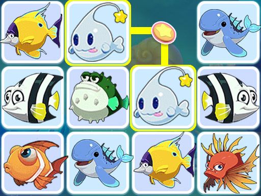 Sea Fish Onet - browser game screenshot
