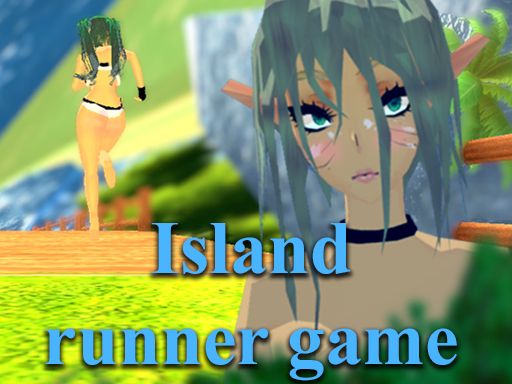 Island runner game - browser game screenshot
