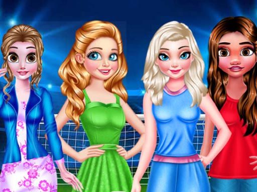 PRINCESS COLLAGE RANDOM DAY - browser game screenshot