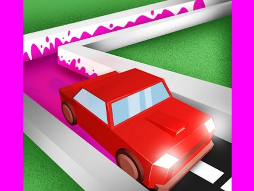 Car Driving Paint 3D - browser game screenshot