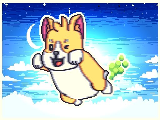 SUPER Farting Dogs - browser game screenshot