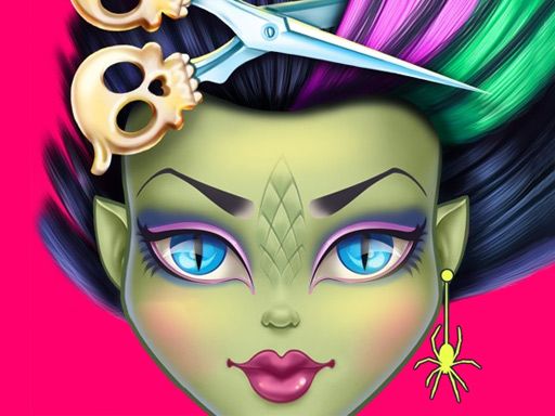 Monster Hair Salon - browser game screenshot