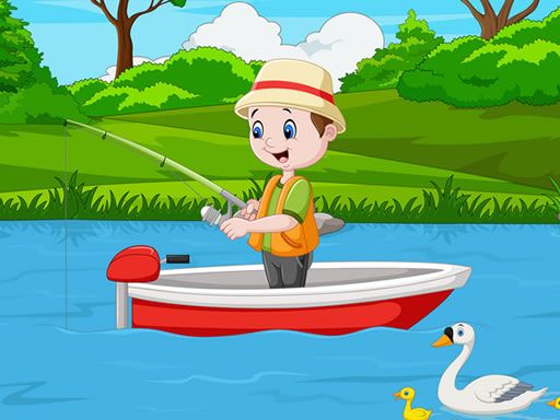 Fishing Jigsaw - browser game screenshot