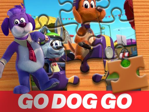 Go Dog Go Jigsaw Puzzle - browser game screenshot