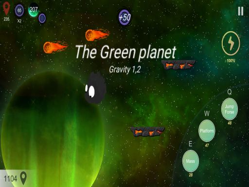 Barry On The Space - browser game screenshot