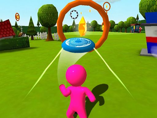 Frisbee 3D - browser game screenshot