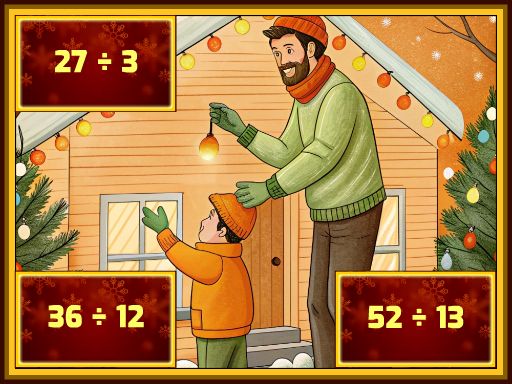 Chill Math Division - browser game screenshot