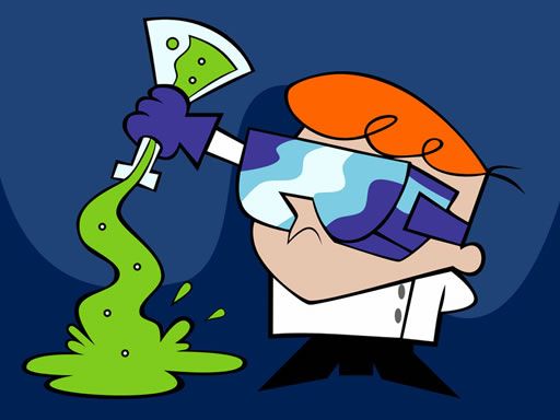 Dexters Laboratory Match 3 - browser game screenshot