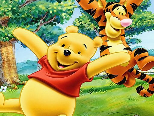 Winnie the Pooh Jigsaw Puzzle Collection - browser game screenshot