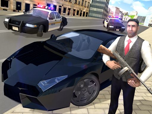 Gangster Crime Car Simulator 1 - browser game screenshot