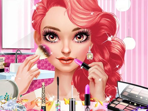 Glam Doll Salon - browser game screenshot