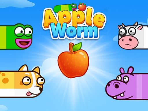 Apple Worm - browser game screenshot