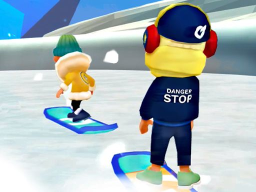Ski Challenge 3D - browser game screenshot
