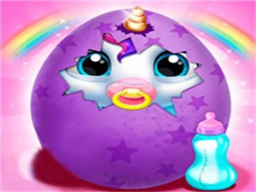 My Baby Unicorn Virtual Pony Pet Girl Game - browser game screenshot