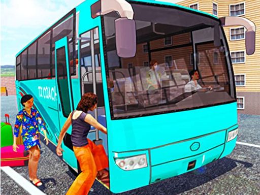 Off Road bus Transport Driver: Tourist Coach Sim - browser game screenshot