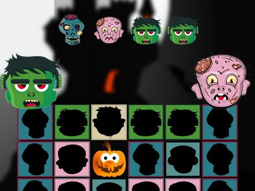 Halloween Scarry Heads - browser game screenshot