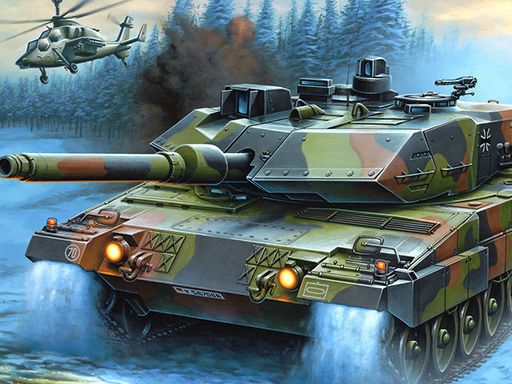 War Tanks Jigsaw Puzzle Collection - browser game screenshot