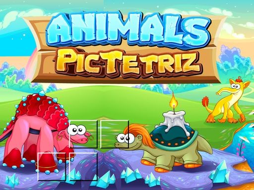 Animals Pic Tetriz - browser game screenshot