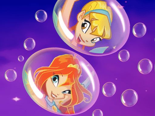 Draw Winx Bubble Path Draw Winx Bubble Path - browser game screenshot