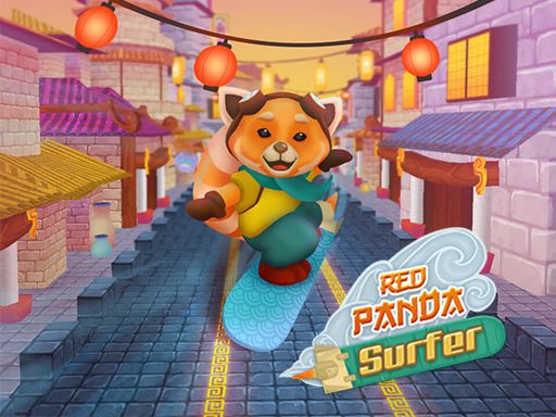 Red Panda Surfer - browser game screenshot