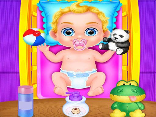 Babysitter and Baby Care - browser game screenshot