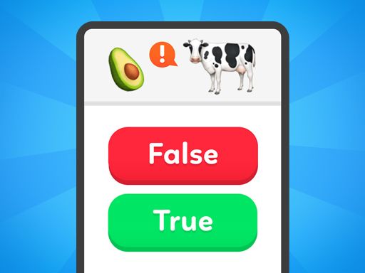 True False - Quiz - browser game screenshot