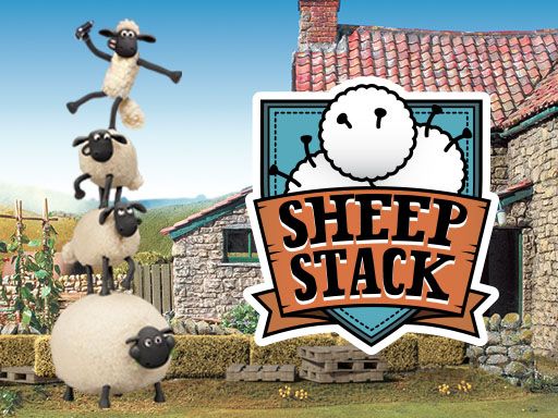 SHAUN THE SHEEP SHEEP STACK - browser game screenshot