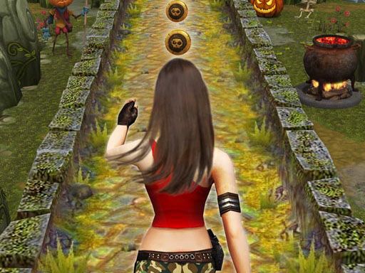 Runner Survival Lost Temple 3d - browser game screenshot