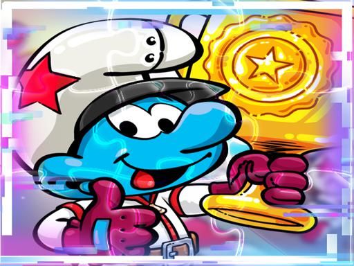 Smurf Match3 Puzzle - browser game screenshot